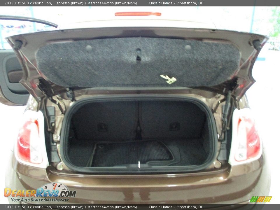 2013 Fiat 500 c cabrio Pop Espresso (Brown) / Marrone/Avorio (Brown/Ivory) Photo #19