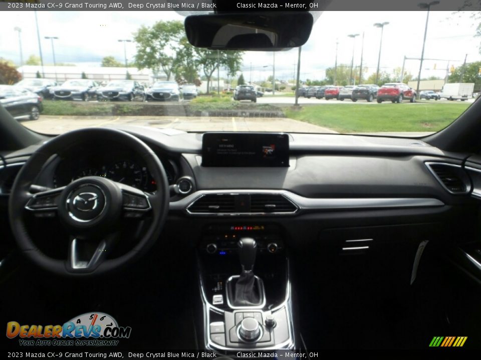 2023 Mazda CX-9 Grand Touring AWD Deep Crystal Blue Mica / Black Photo #3