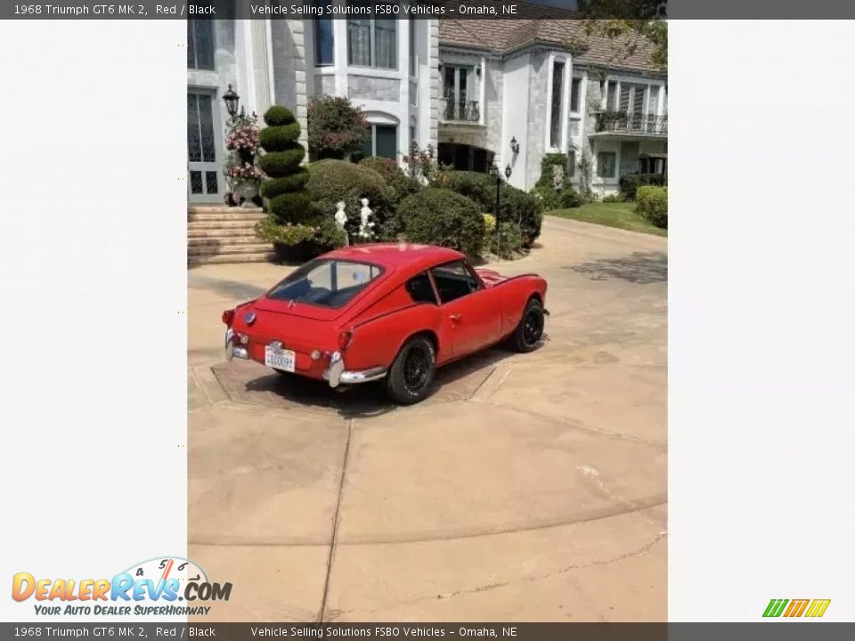 1968 Triumph GT6 MK 2 Red / Black Photo #5