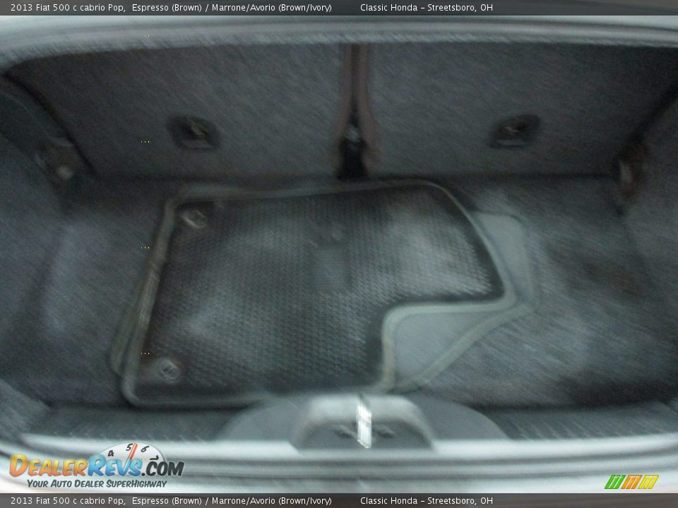 2013 Fiat 500 c cabrio Pop Espresso (Brown) / Marrone/Avorio (Brown/Ivory) Photo #20