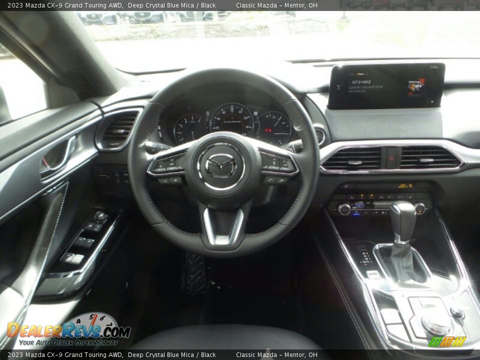 2023 Mazda CX-9 Grand Touring AWD Deep Crystal Blue Mica / Black Photo #4