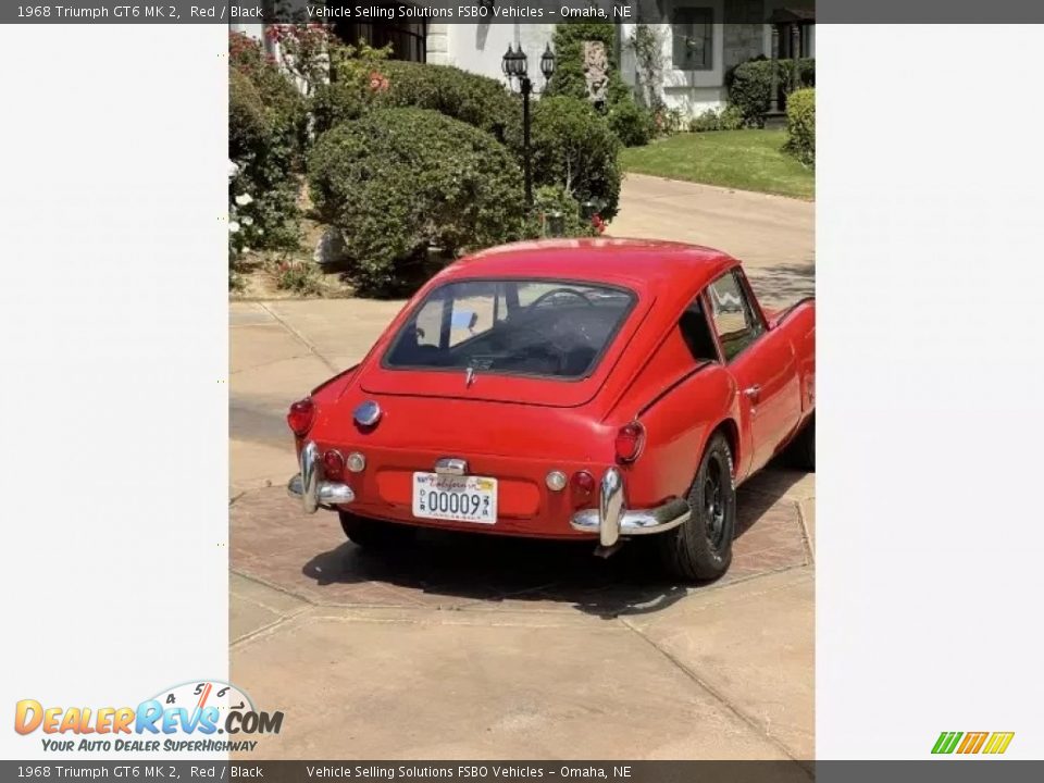 1968 Triumph GT6 MK 2 Red / Black Photo #9