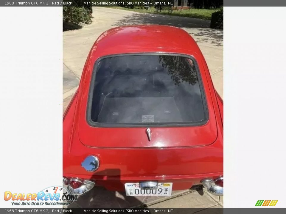 1968 Triumph GT6 MK 2 Red / Black Photo #11