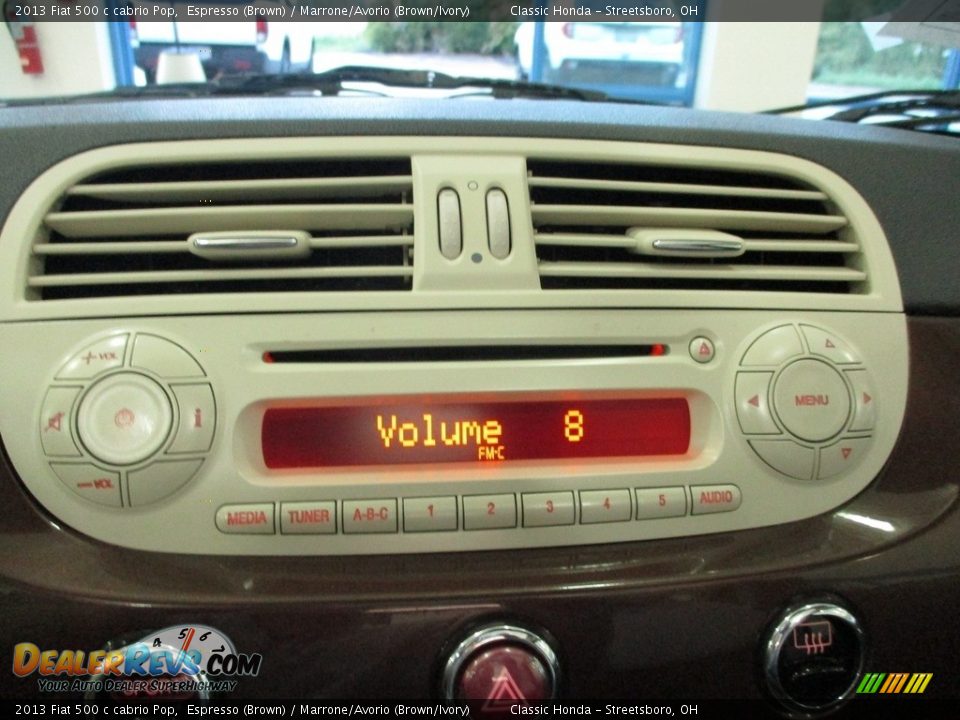 2013 Fiat 500 c cabrio Pop Espresso (Brown) / Marrone/Avorio (Brown/Ivory) Photo #30
