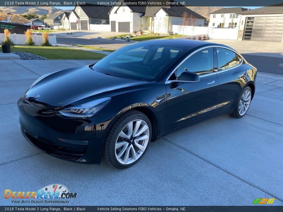 Black 2018 Tesla Model 3 Long Range Photo #3