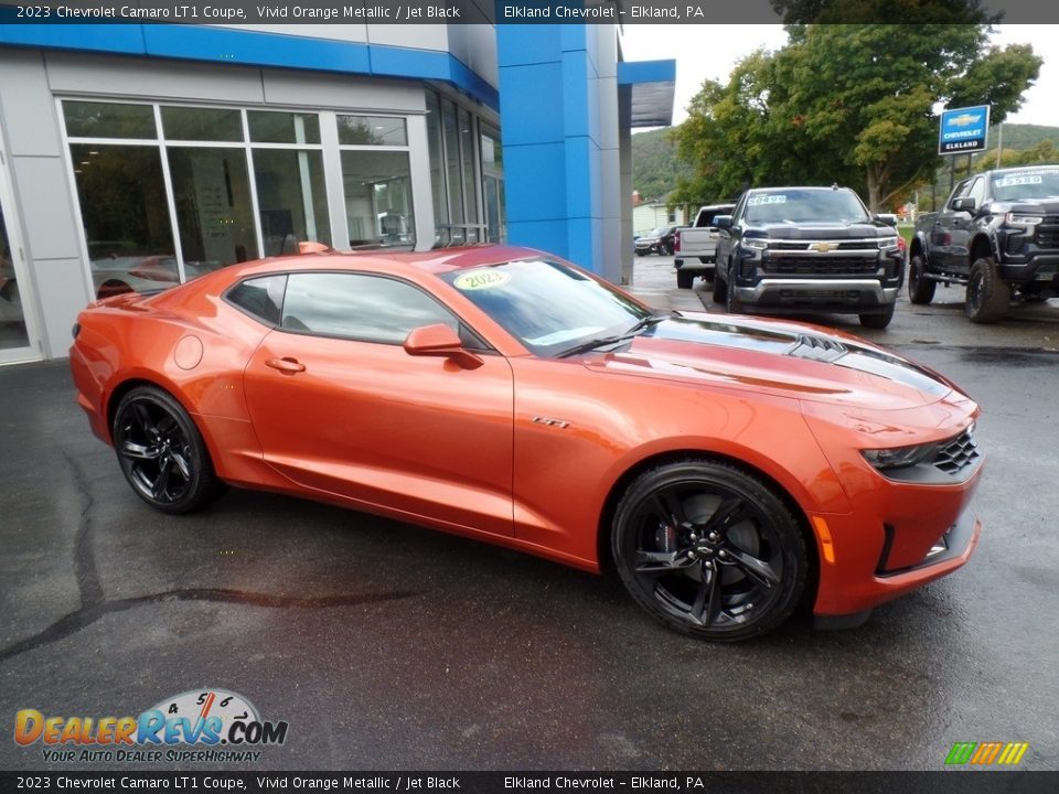 Vivid Orange Metallic 2023 Chevrolet Camaro LT1 Coupe Photo #7