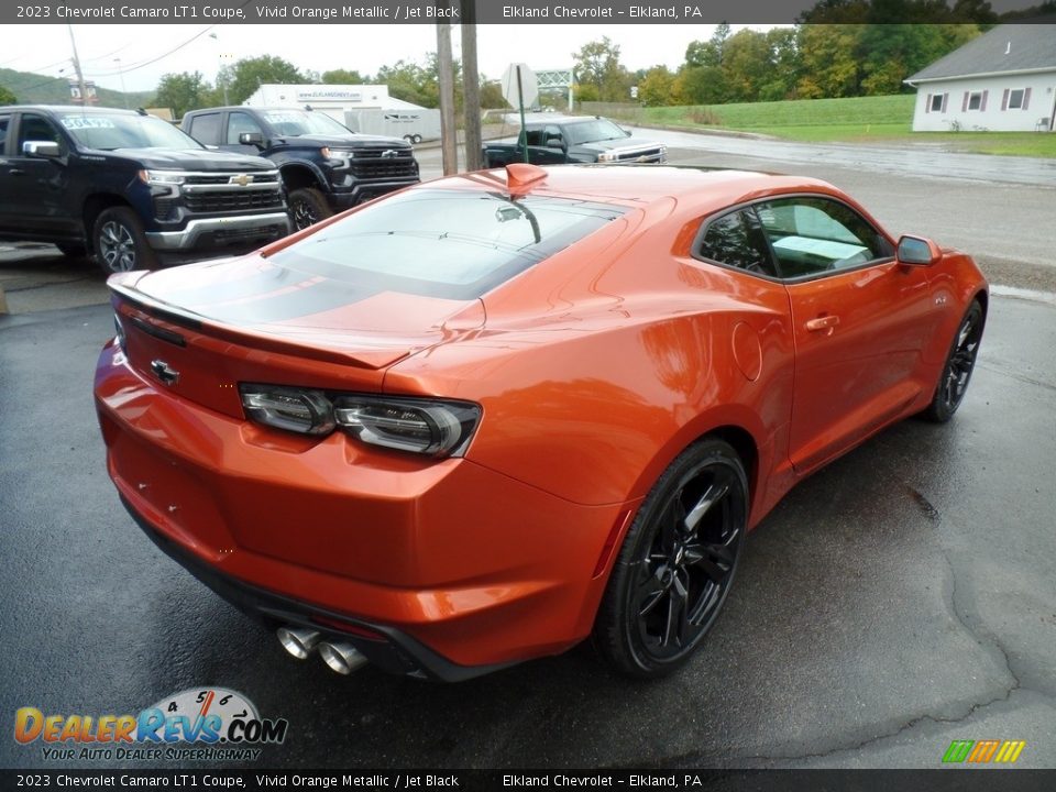 2023 Chevrolet Camaro LT1 Coupe Vivid Orange Metallic / Jet Black Photo #9