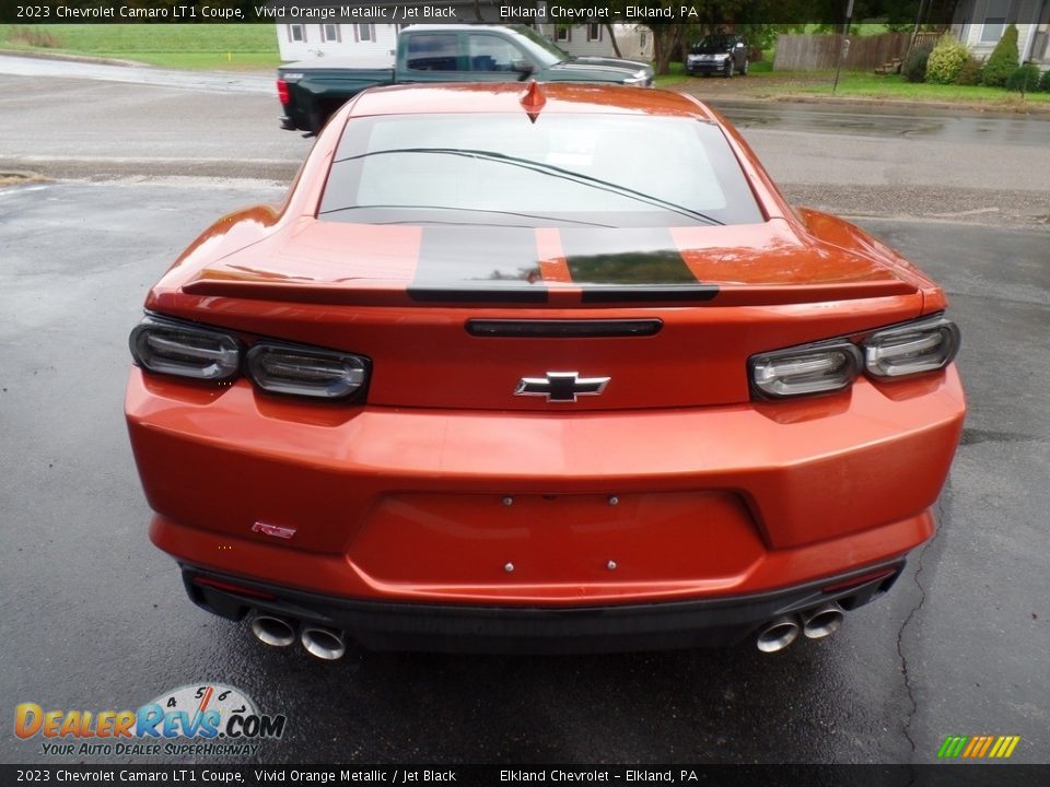 2023 Chevrolet Camaro LT1 Coupe Vivid Orange Metallic / Jet Black Photo #10