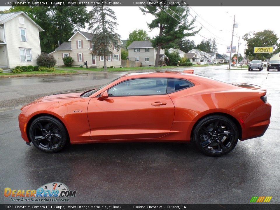 Vivid Orange Metallic 2023 Chevrolet Camaro LT1 Coupe Photo #12