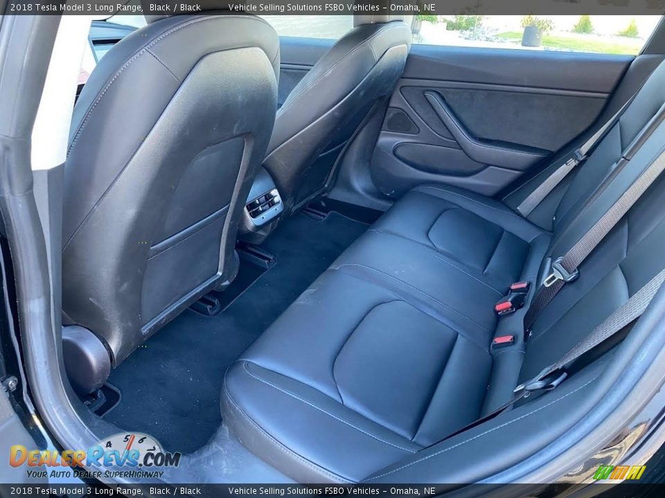 Rear Seat of 2018 Tesla Model 3 Long Range Photo #14