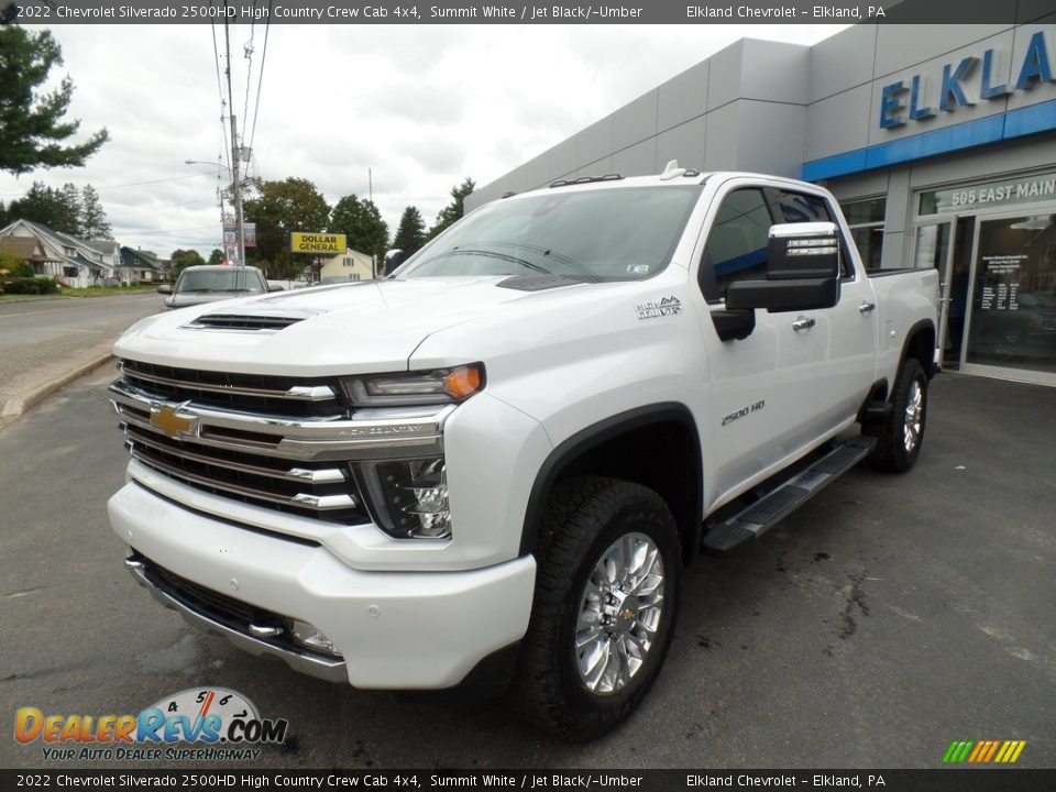 2022 Chevrolet Silverado 2500HD High Country Crew Cab 4x4 Summit White / Jet Black/­Umber Photo #2