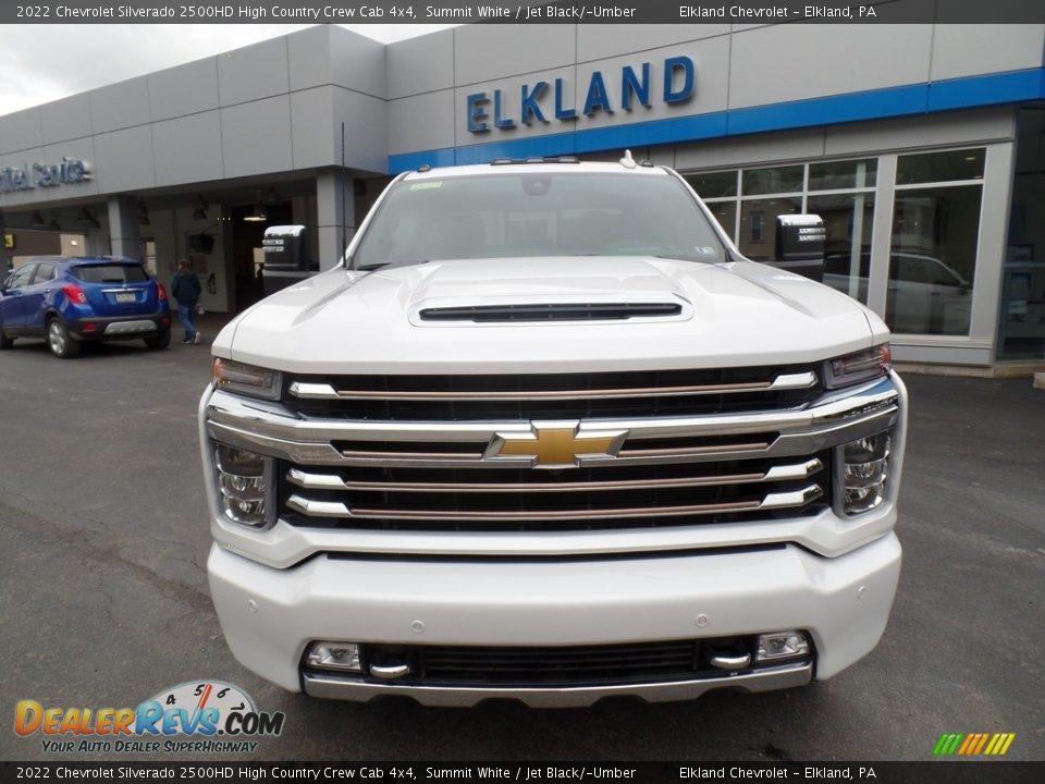 2022 Chevrolet Silverado 2500HD High Country Crew Cab 4x4 Summit White / Jet Black/­Umber Photo #3