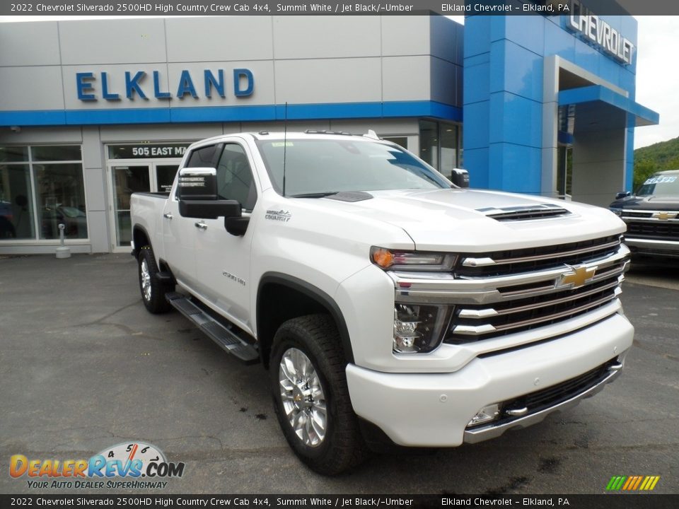 2022 Chevrolet Silverado 2500HD High Country Crew Cab 4x4 Summit White / Jet Black/­Umber Photo #4