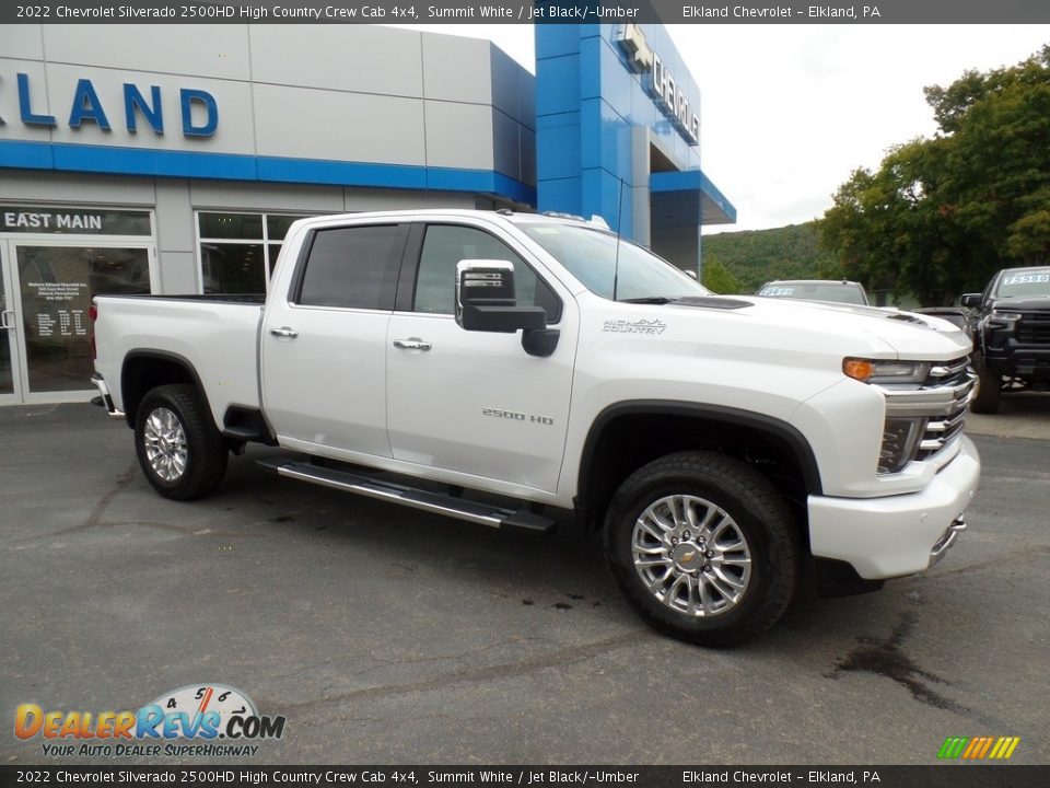 2022 Chevrolet Silverado 2500HD High Country Crew Cab 4x4 Summit White / Jet Black/­Umber Photo #5