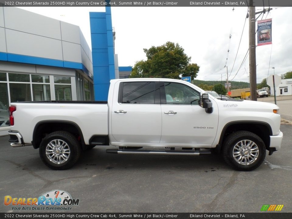 2022 Chevrolet Silverado 2500HD High Country Crew Cab 4x4 Summit White / Jet Black/­Umber Photo #6