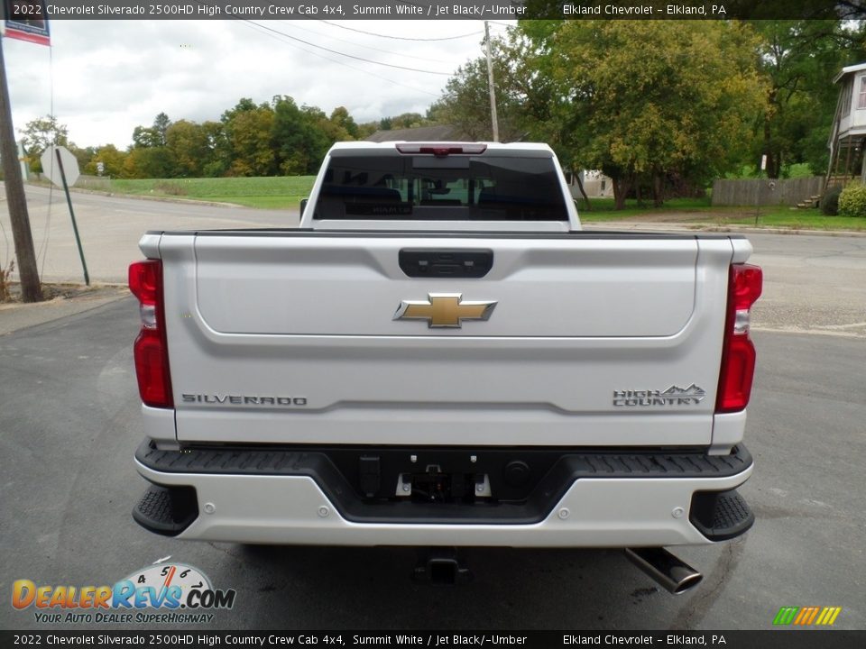 2022 Chevrolet Silverado 2500HD High Country Crew Cab 4x4 Summit White / Jet Black/­Umber Photo #9