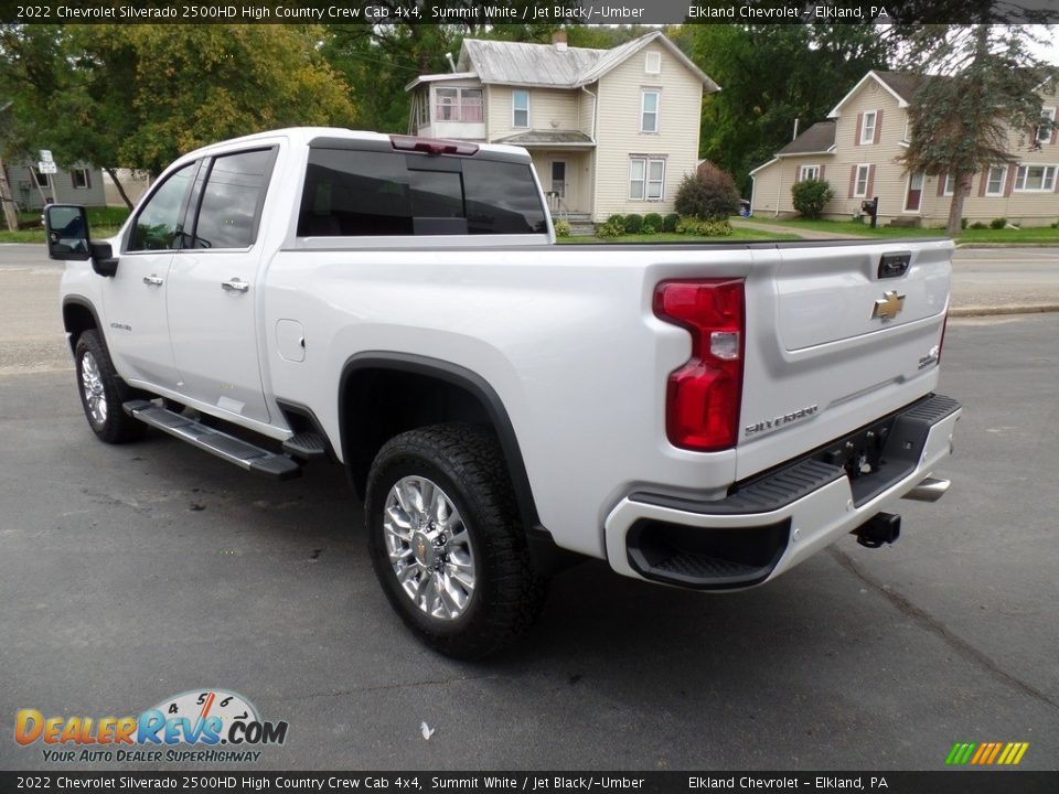 2022 Chevrolet Silverado 2500HD High Country Crew Cab 4x4 Summit White / Jet Black/­Umber Photo #10