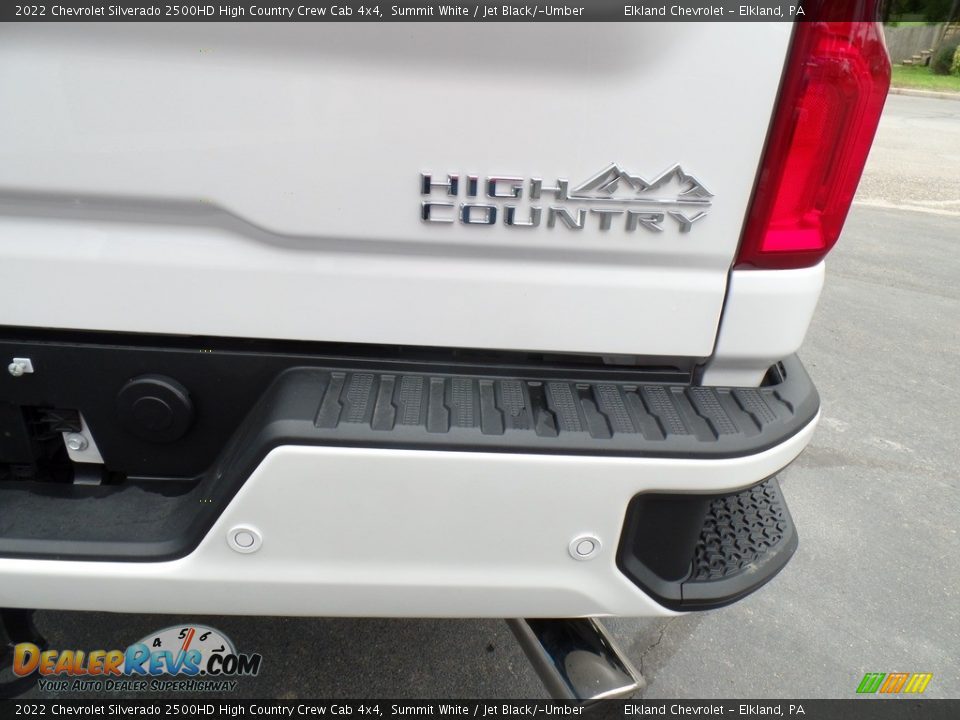 2022 Chevrolet Silverado 2500HD High Country Crew Cab 4x4 Summit White / Jet Black/­Umber Photo #15