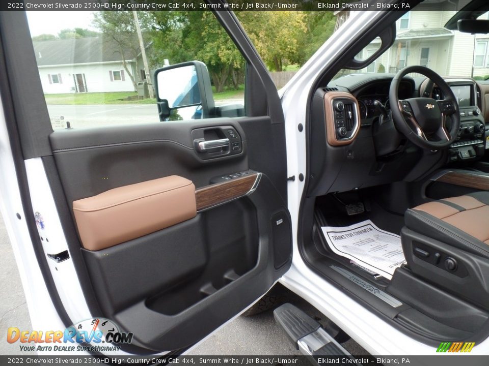 2022 Chevrolet Silverado 2500HD High Country Crew Cab 4x4 Summit White / Jet Black/­Umber Photo #20