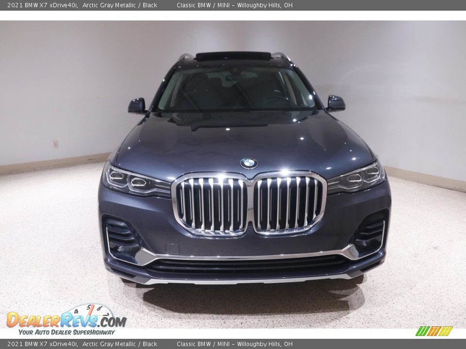 2021 BMW X7 xDrive40i Arctic Gray Metallic / Black Photo #2