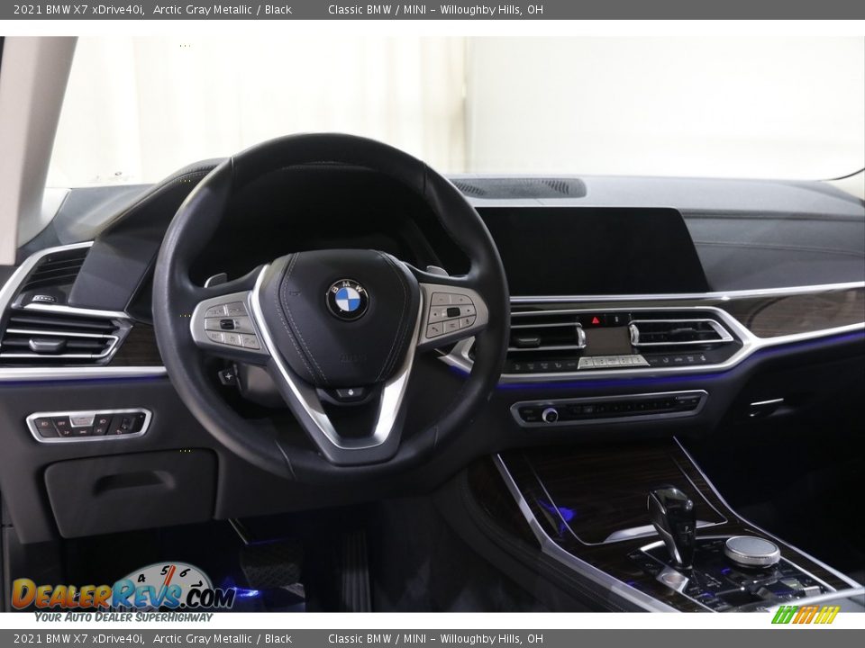 2021 BMW X7 xDrive40i Arctic Gray Metallic / Black Photo #6