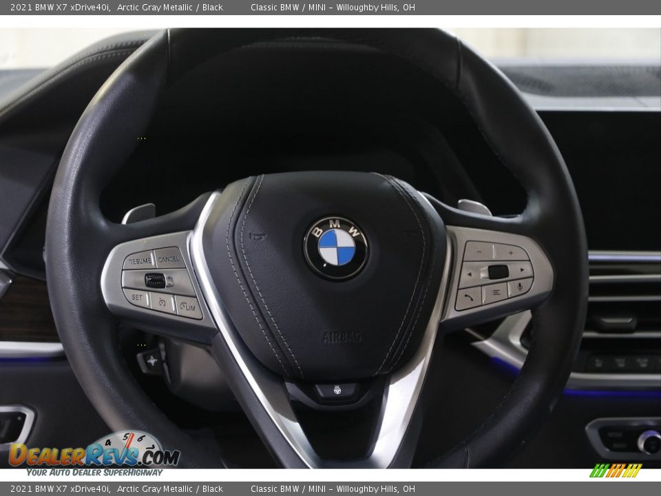 2021 BMW X7 xDrive40i Steering Wheel Photo #7