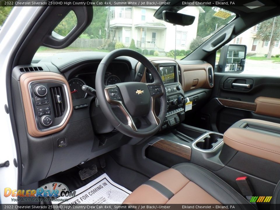 2022 Chevrolet Silverado 2500HD High Country Crew Cab 4x4 Summit White / Jet Black/­Umber Photo #25