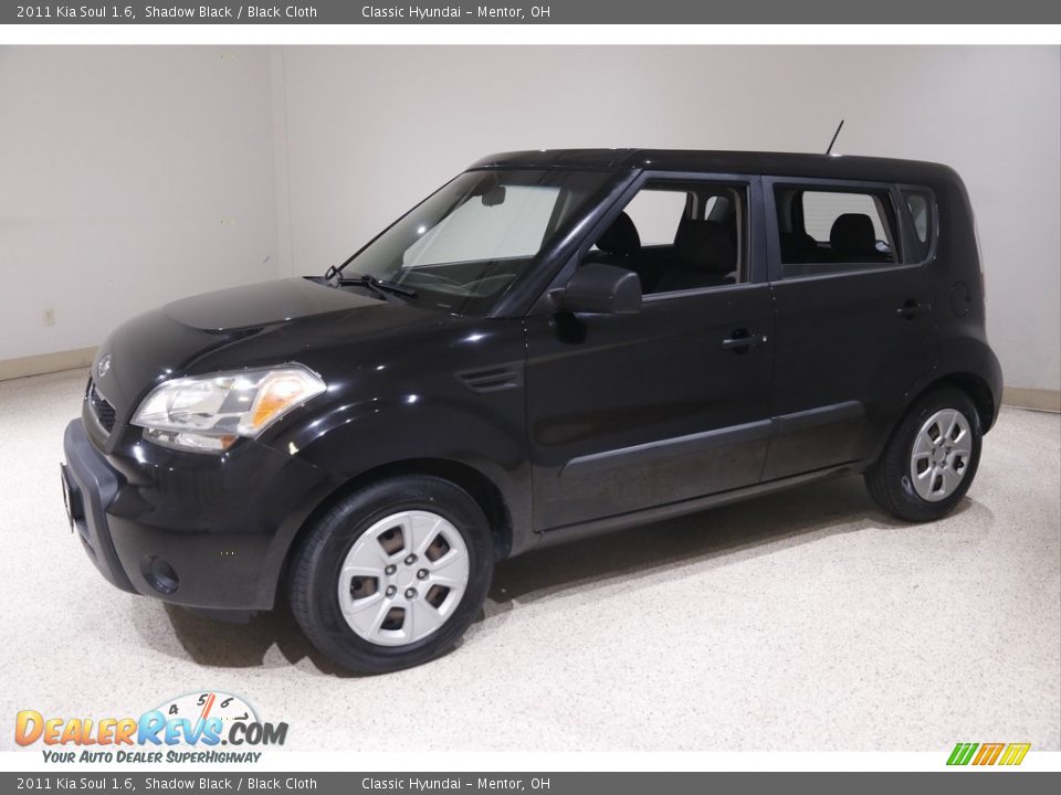 2011 Kia Soul 1.6 Shadow Black / Black Cloth Photo #3