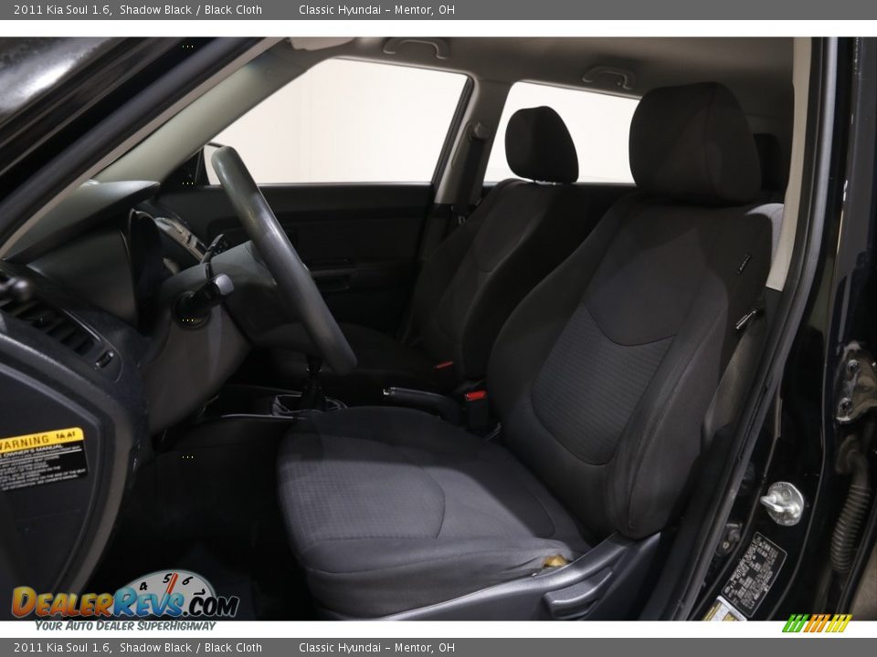 2011 Kia Soul 1.6 Shadow Black / Black Cloth Photo #5