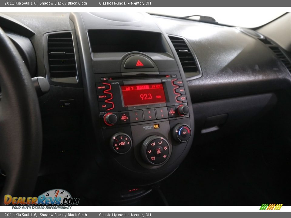 2011 Kia Soul 1.6 Shadow Black / Black Cloth Photo #9