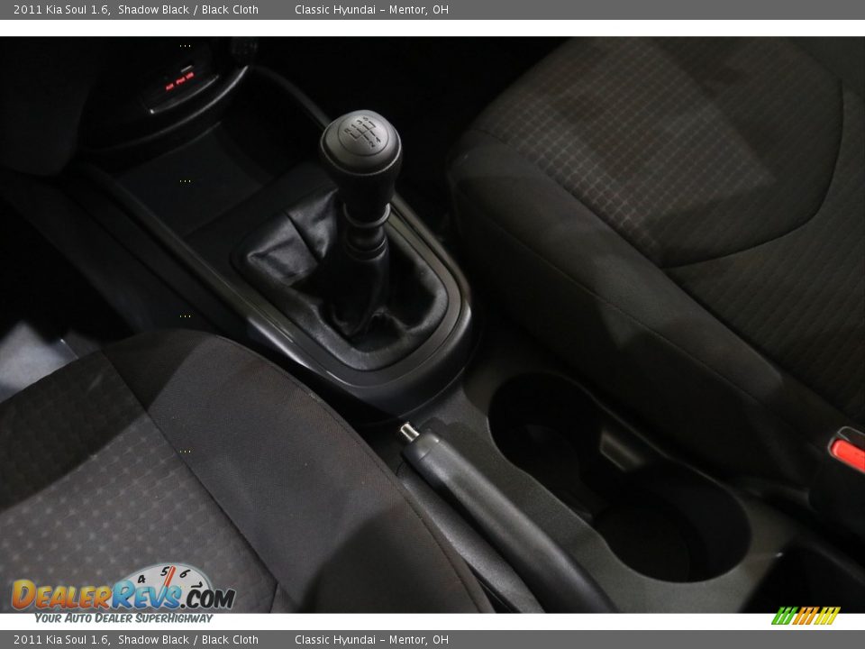 2011 Kia Soul 1.6 Shadow Black / Black Cloth Photo #11