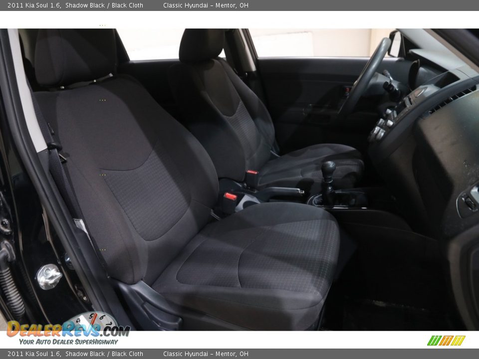 2011 Kia Soul 1.6 Shadow Black / Black Cloth Photo #12