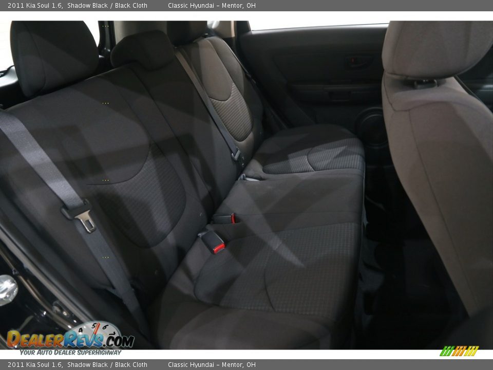 2011 Kia Soul 1.6 Shadow Black / Black Cloth Photo #13