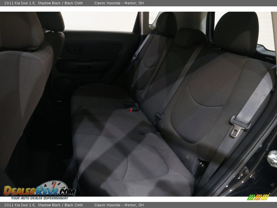 2011 Kia Soul 1.6 Shadow Black / Black Cloth Photo #14