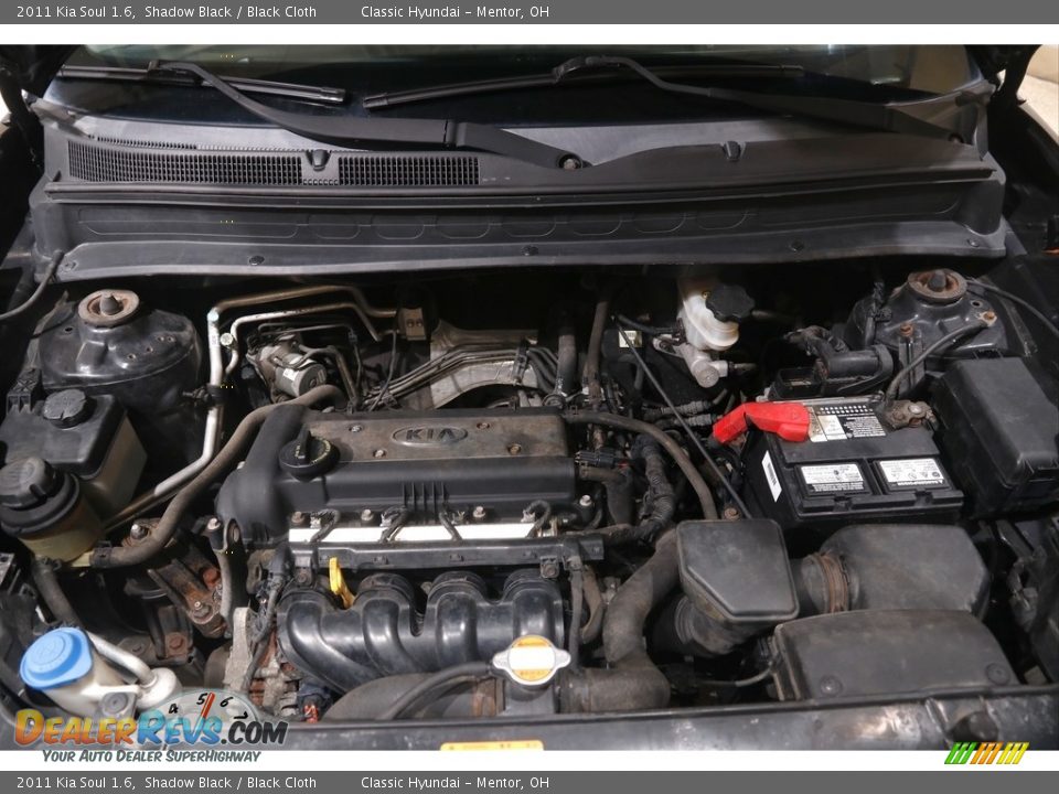 2011 Kia Soul 1.6 Shadow Black / Black Cloth Photo #16