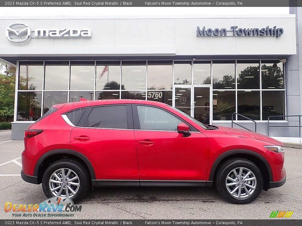 2023 Mazda CX-5 S Preferred AWD Soul Red Crystal Metallic / Black Photo #1