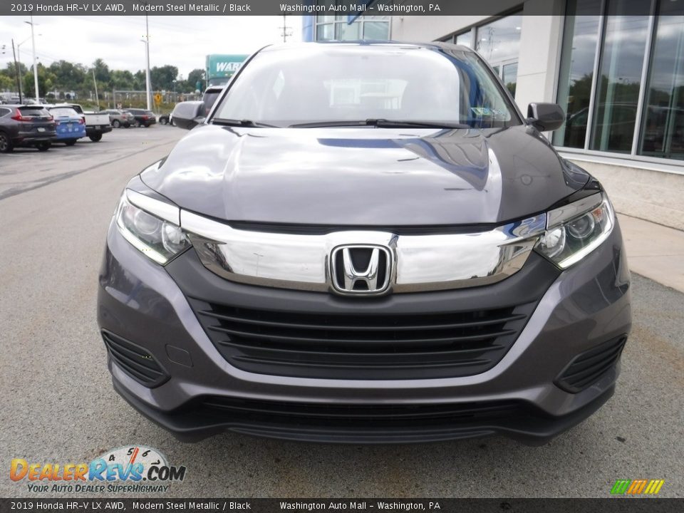 2019 Honda HR-V LX AWD Modern Steel Metallic / Black Photo #4