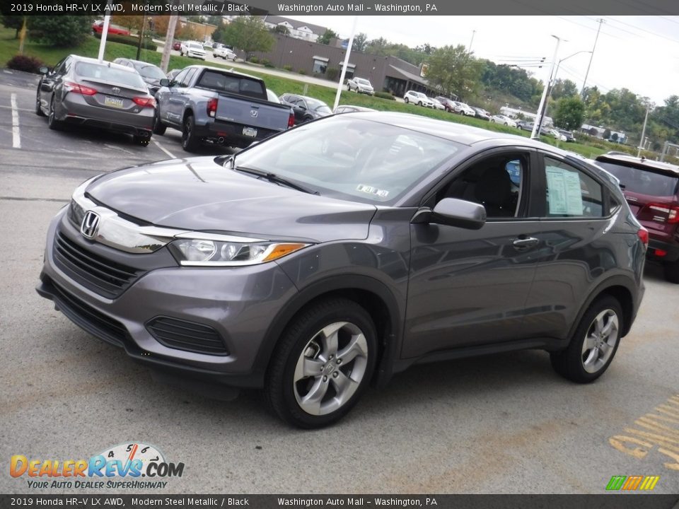 2019 Honda HR-V LX AWD Modern Steel Metallic / Black Photo #5