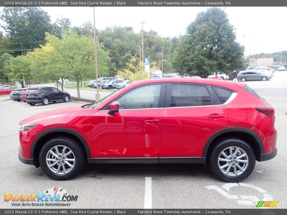 2023 Mazda CX-5 S Preferred AWD Soul Red Crystal Metallic / Black Photo #6