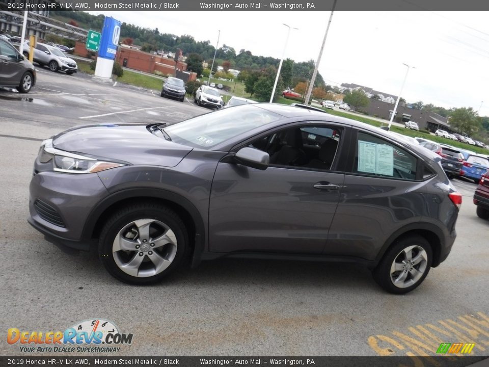 2019 Honda HR-V LX AWD Modern Steel Metallic / Black Photo #6