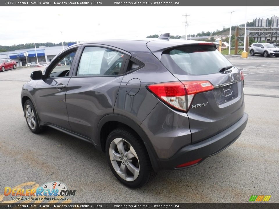 2019 Honda HR-V LX AWD Modern Steel Metallic / Black Photo #7