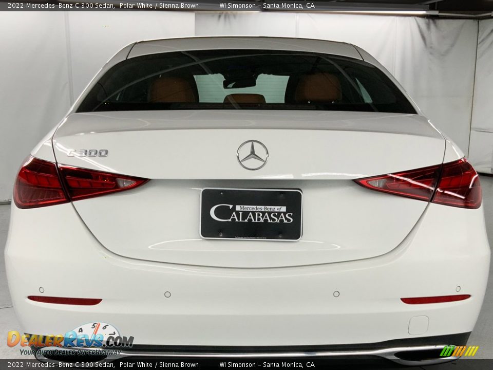 2022 Mercedes-Benz C 300 Sedan Polar White / Sienna Brown Photo #5