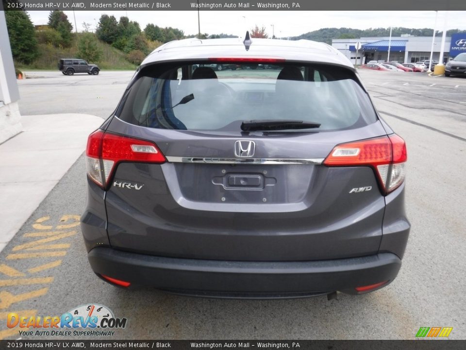 2019 Honda HR-V LX AWD Modern Steel Metallic / Black Photo #8