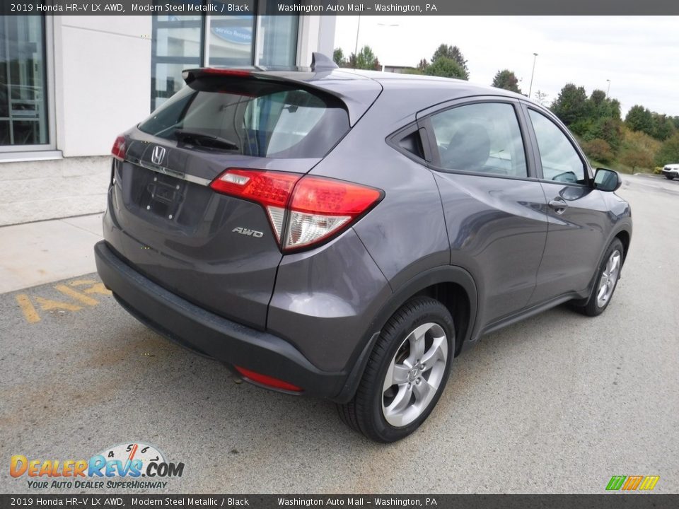 2019 Honda HR-V LX AWD Modern Steel Metallic / Black Photo #9