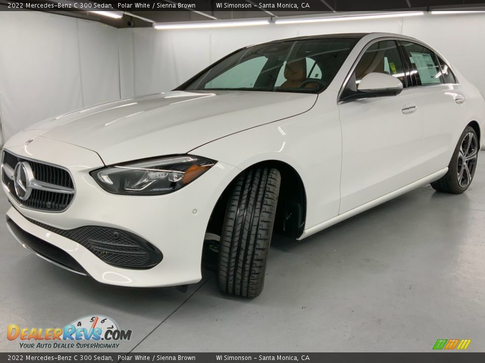 2022 Mercedes-Benz C 300 Sedan Polar White / Sienna Brown Photo #7