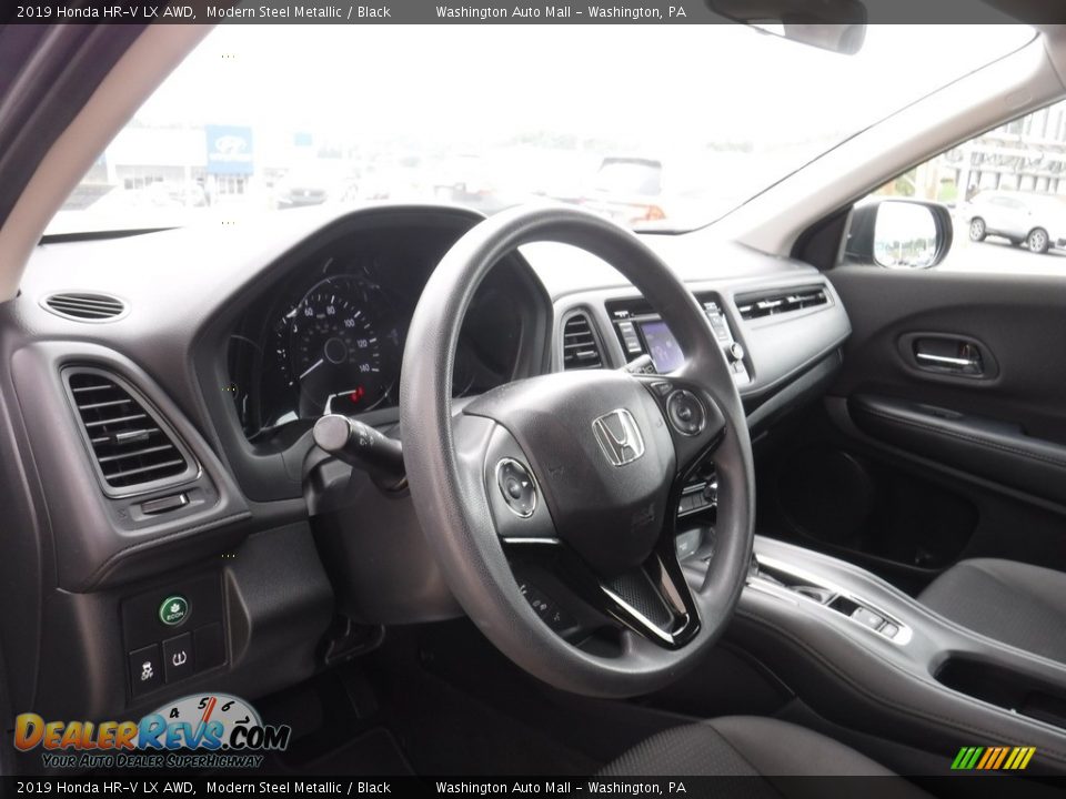 2019 Honda HR-V LX AWD Modern Steel Metallic / Black Photo #11