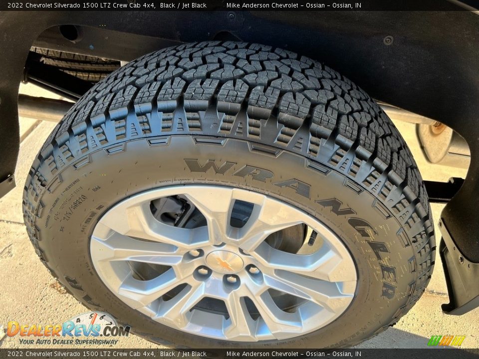 2022 Chevrolet Silverado 1500 LTZ Crew Cab 4x4 Black / Jet Black Photo #14
