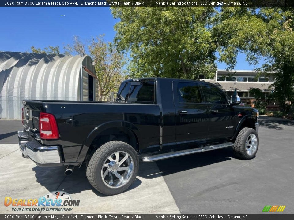 2020 Ram 3500 Laramie Mega Cab 4x4 Diamond Black Crystal Pearl / Black Photo #11