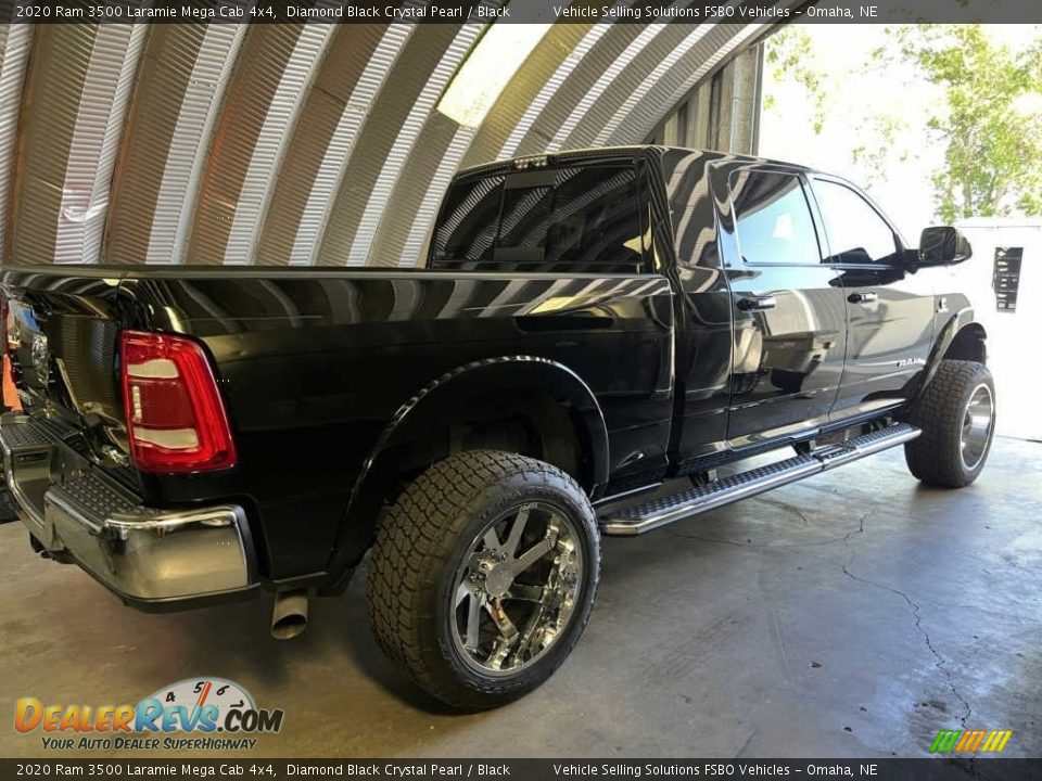 2020 Ram 3500 Laramie Mega Cab 4x4 Diamond Black Crystal Pearl / Black Photo #13