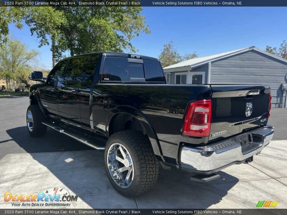 2020 Ram 3500 Laramie Mega Cab 4x4 Diamond Black Crystal Pearl / Black Photo #16